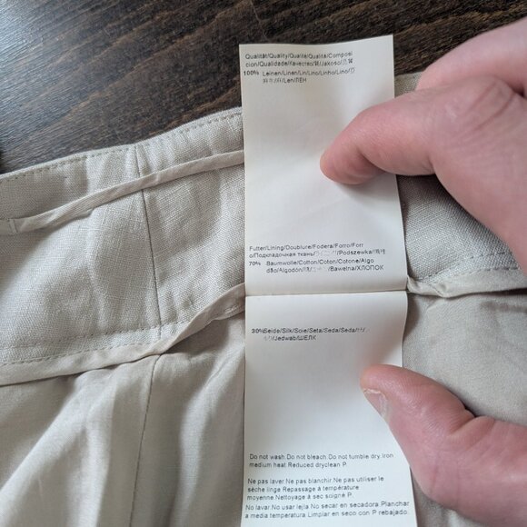 Hugo Boss Linen Asymmetric Skirt Suit - Picture 11 of 11